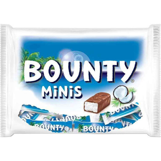Bounty Minis – Kókuszos tejcsokoládé falatok, a trópusi élmény mini méretben