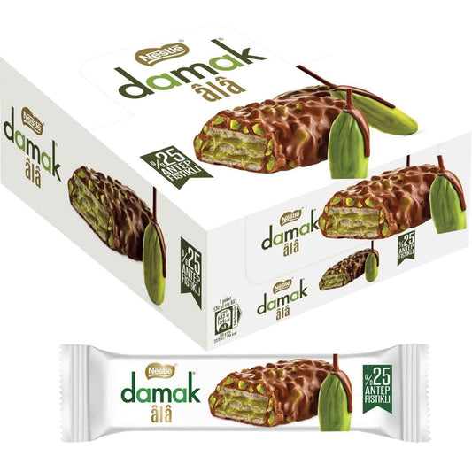Damak Ala Wafer – Pisztáciás ostyás csokoládé luxus minőségben