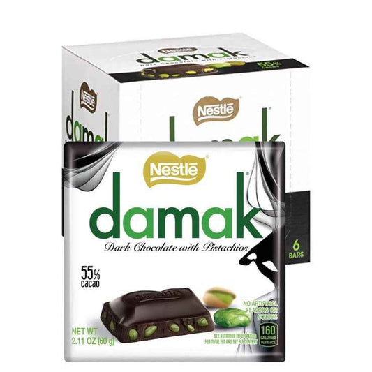 Damak Dark – Étcsokoládé egész pisztáciával, a valódi ínyenceknek